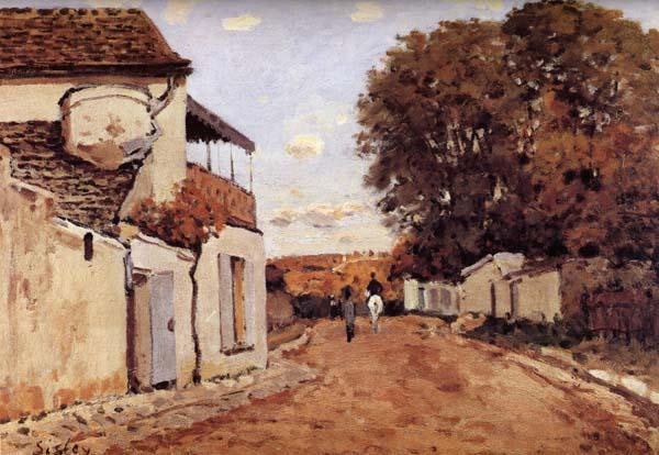 Alfred Sisley Street in Louveciennes china oil painting image